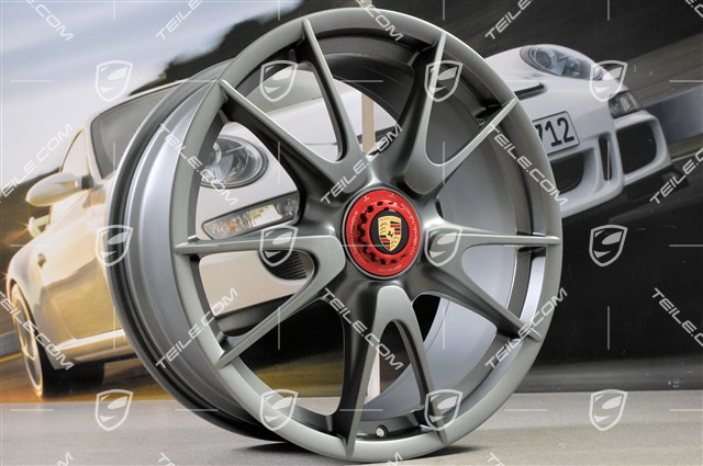19" Felga GT3, centralne mocowanie, 8,5J x 19 ET53, tytan metalik