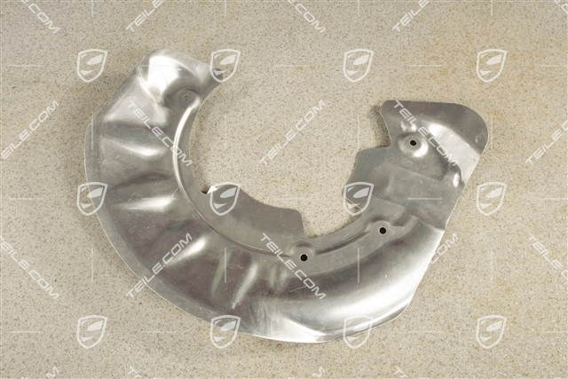 Front axle disc brake protective plate, 18-19 inch brake disc diameter, GTS, L