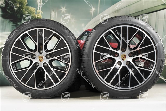 20-inch Turbo Aero winter wheel set, rims 9J x 20 ET54 + 11J x 20 ET60, Pirelli winter tyres 245/45 R20 + 285/40 R20