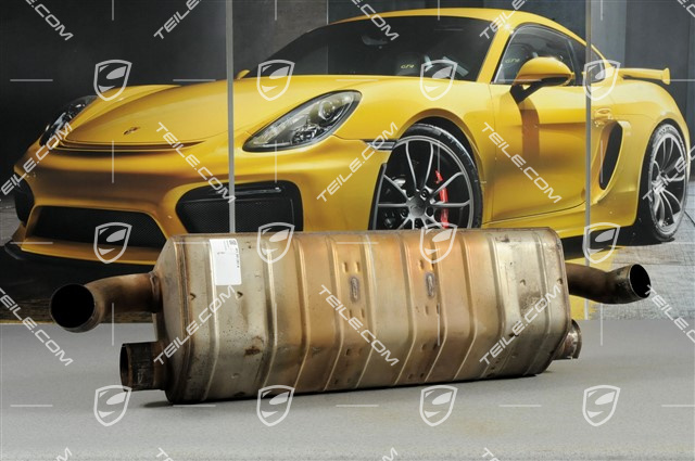 Main exhaust muffler, basic version Main exhaust muffler, basic version