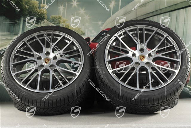21" Koła zimowe, komplet "Exclusive Design Sport", felgi 9,5 J x 21 ET71 + 10,5 J x 21 ET71 + NOWE opony zimowe Pirelli Sottozero III 275/35 R21 + 315/30 R21