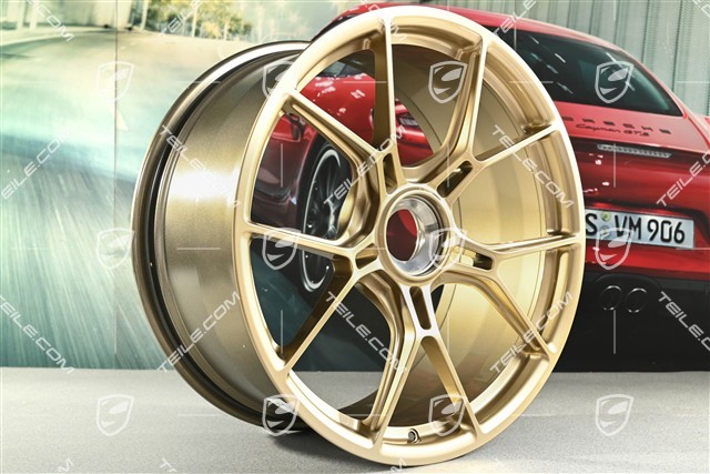 20-inch GT3 rim, 9.5J x 20 ET46, California Gold