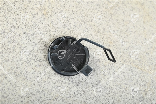 Tow hook hole plug, front bumper GTS / Sport Design
