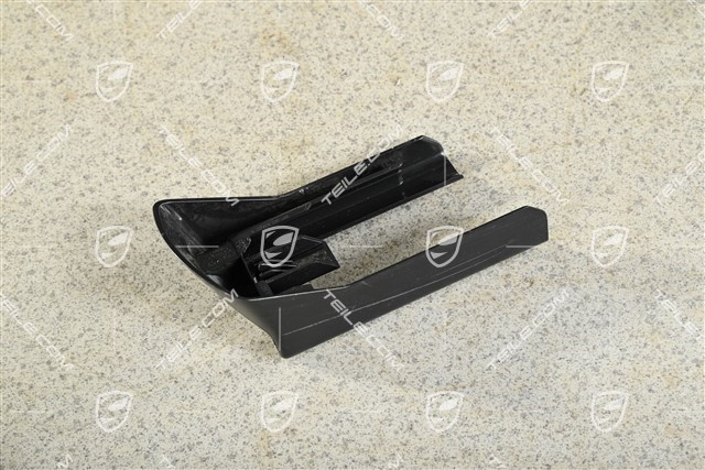 Abdeckschiene für Vordersitz manuell einstellbar, Schwarz, R