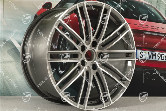 21" Felge Turbo IV, 11,5J x 21 ET69, Titan