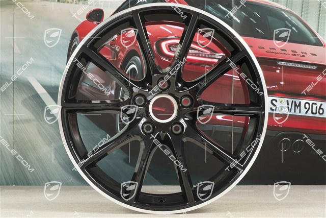 20" felga Cayenne Design, 9J x 20 ET50, ramiona felgi czarne