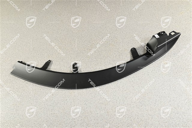 Trim cover for rear light, Black matte, R