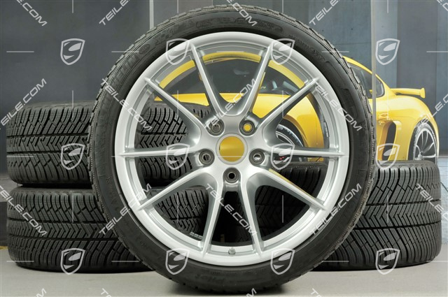 20" Carrera S (III) winter wheel set  wheels 8,5J x 20 ET51 + 11J x 20 ET52 + NEW Michelin winter tyres 245/35 ZR20 + 295/30 ZR20, with TPMS.