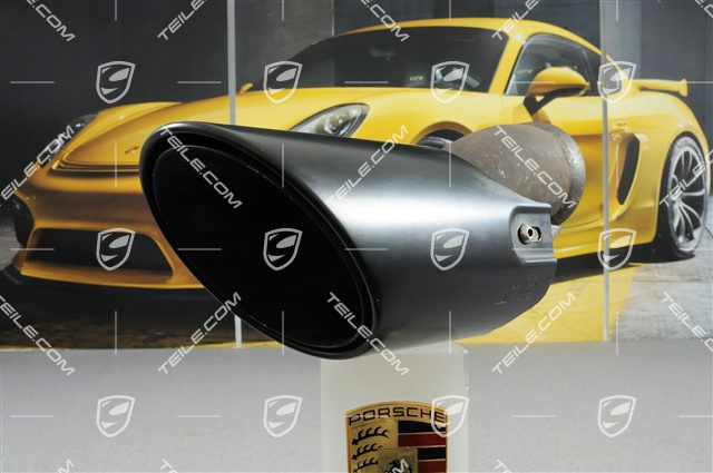 Exhaust system tail pipe, black, outer,  GTS, L
