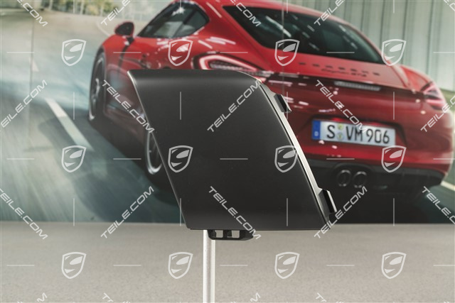 Blenda / osłona wlotu powietrza, boczna, czarny mat, GTS / Sport Design, L