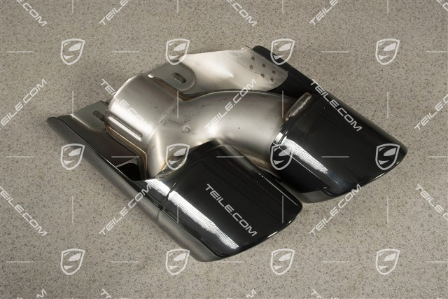 2,0L, Końcówka rury wydechowej, czarna, L