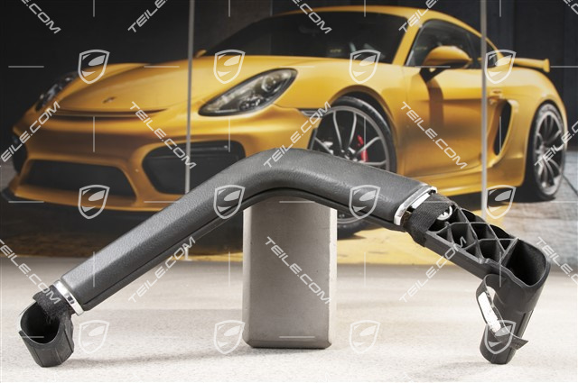 Zuziehgriff, Leder, Schwarz, Vorne = Hinten, R