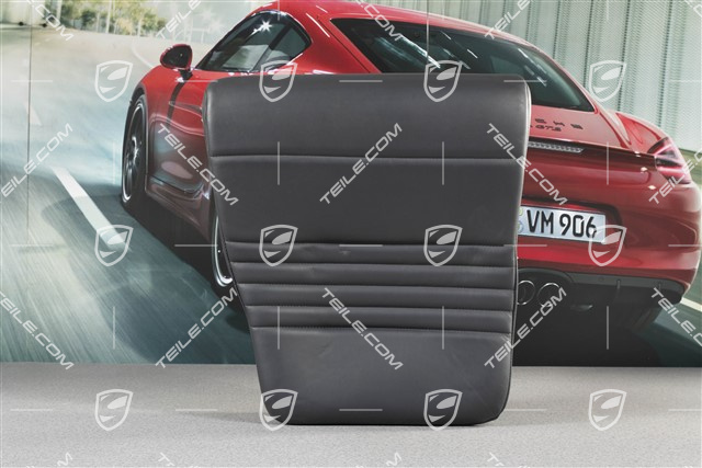 Back seat lower / cushion, Cabrio, leather, Metropol blue, L