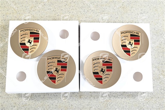 Radzierdeckel Satz, Wappen farbig, konkav, Neodyme