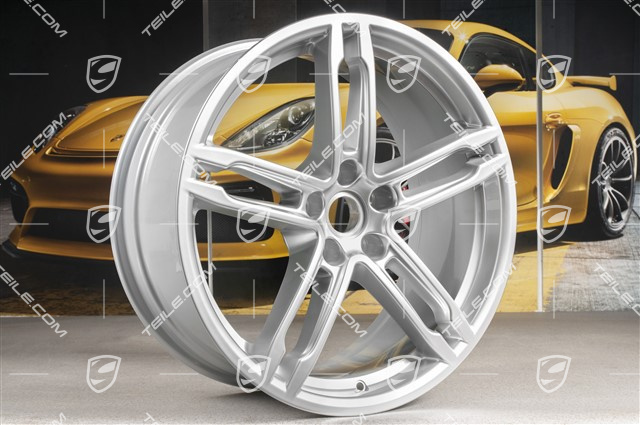 19" Felga, Turbo/Sport Design, 8,5J x 19 ET21, srebrny brylantowy chrom