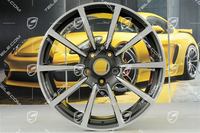 20" Felge Carrera Classic, Titan dunkel, 9,5J x 20 ET45
