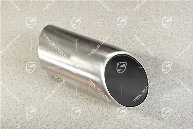 Tailpipe, Panamera Hybrid, silver, L