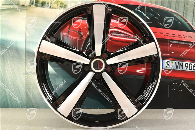 21" felga "Exclusive Sport Design" 10J x 21 ET 19, czarny wysoki połysk