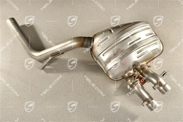 Rear silencer, Turbo, L