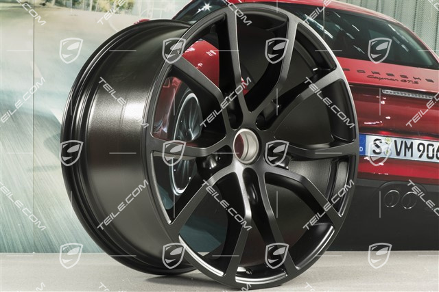 21" Felga Cayenne Exclusive Design, 11J x 21 ET49, czarny satynowy półmat