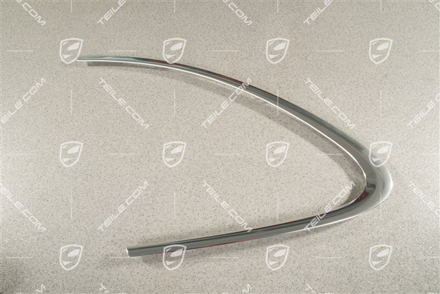 Zierleiste / Abdeckleiste, Seitenscheibe, aluminium, L