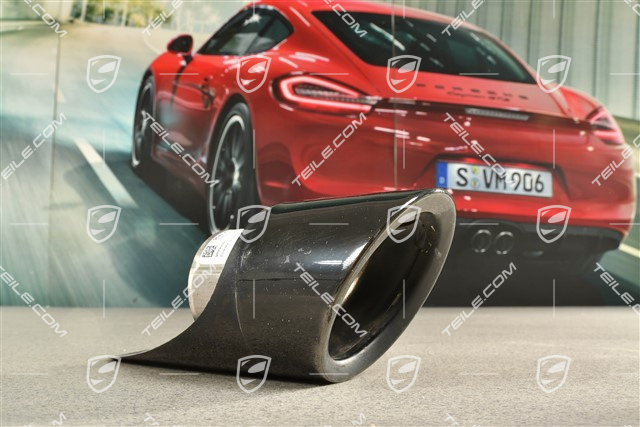Endrohr, S 3.0L 250KW, innen/aussen, Schwarz, L