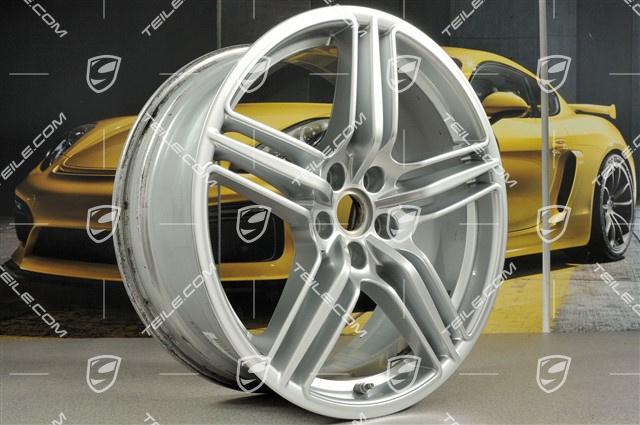 19" Felge Macan Design, 8J x 19 ET21, Brilliantsilber