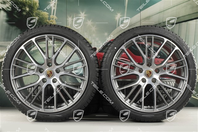 21" Koła zimowe, komplet "Exclusive Design Sport", felgi 9,5 J x 21 ET71 + 10,5 J x 21 ET71 + NOWE opony zimowe Pirelli Sottozero III 275/35 R21 + 315/30 R21