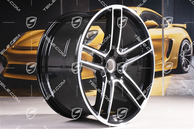 20" Felgensatz "Macan Turbo", 9J x 20 ET 26 + 10J x 20 ET19, BORBET, schwarz hochglanz