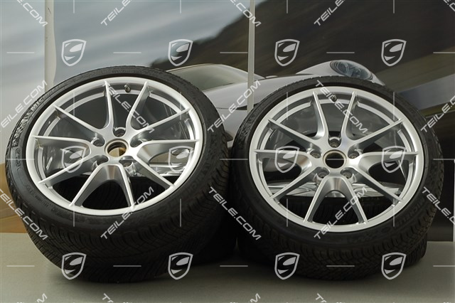 20-inch Carrera S (III) winter wheel set, 8,5J x 20 ET51 + 11J x 20 ET70, Michelin winter tyres 245/35 ZR20 + 295/30 ZR20, TPMS
