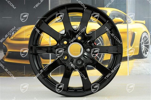 17" Felga "Cayenne V6", 7,5J x 17 ET53, czarny wysoki połysk