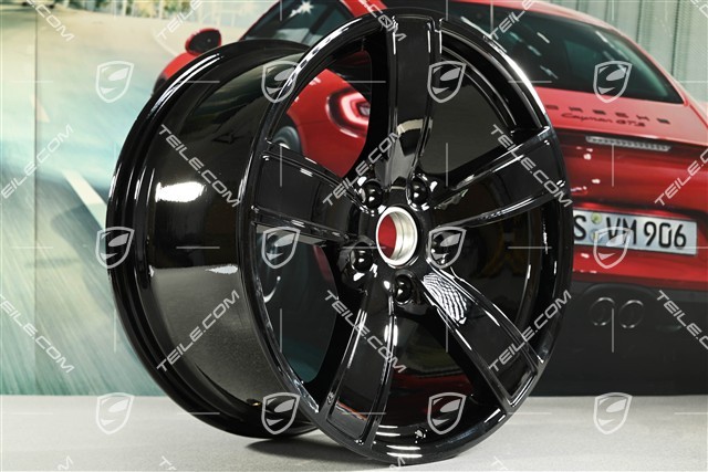 20" Felge Carrera Sport, 10,5J x 20 ET47, schwarz hochglanz