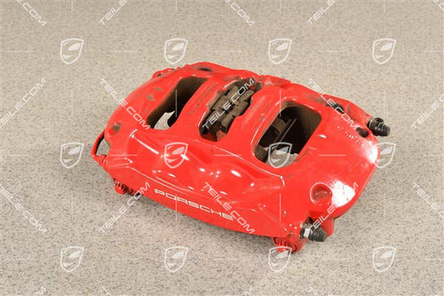 4 GTS / Turbo, Fixed caliper, rear axle, Red, R