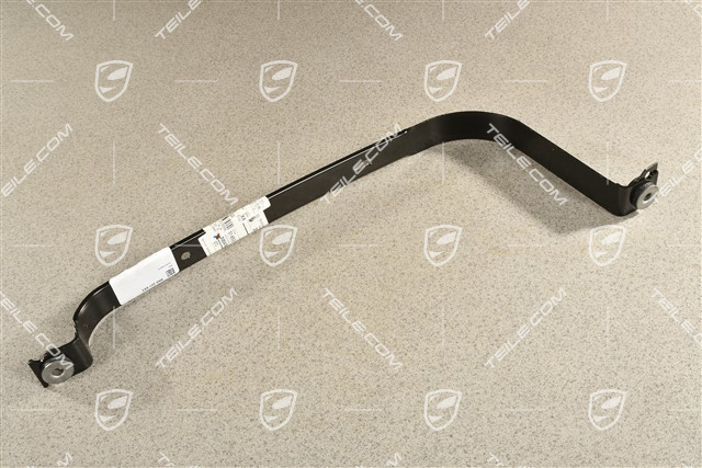 Fuel tank tensioning / restraining strap