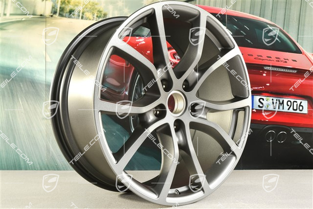21" Felge Cayenne Exclusive Design, 9,5J x 21 ET46, vesuvgrau