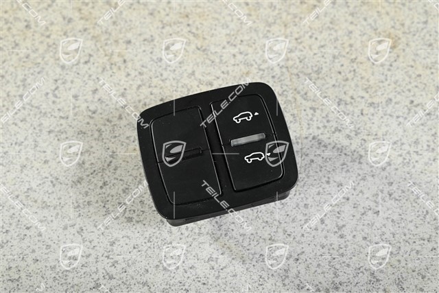 Air suspension with leveling system switch, Black matte