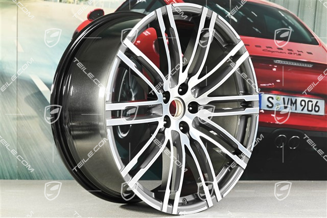 21-inch Turbo III alloy wheel rim, 9J x 21 ET26