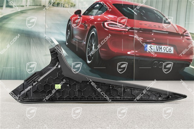 Mittelkonsole, Blende, Leder, seitlich, Schwarz, R