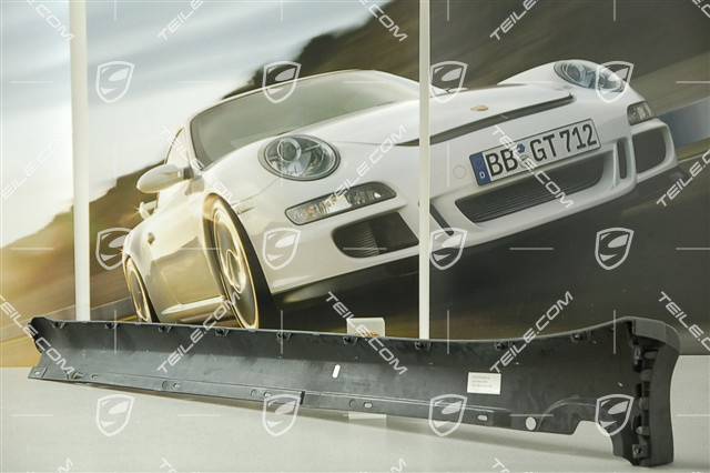 Schwellerblende, satin schwarz, C4 / C4S / Turbo / GT3 RS, R