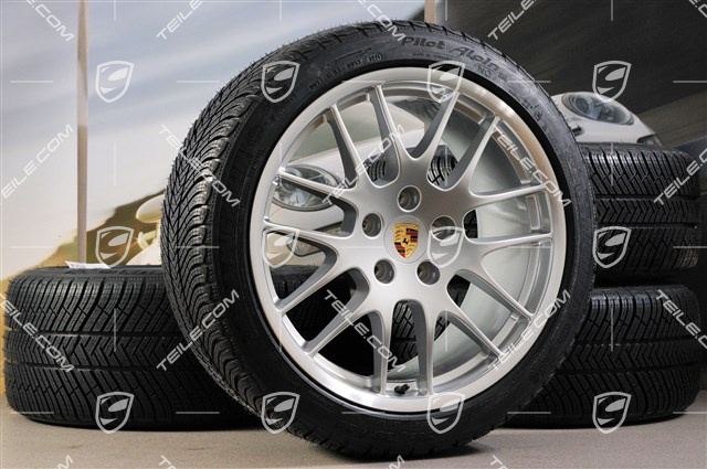 20" RS Spyder Winterräder Satz, Felgen 9,5J x 20 ET65 + 10,5J x 20 ET65 + Winterreifen Michelin Pilot Alpin 4, 255/40 R20 + 285/35 R20, mit RDK