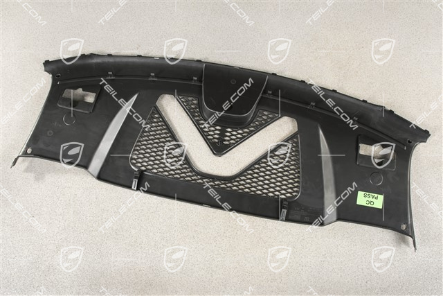 Osłona zamka maski, czarna, 3,0L Turbo/ 3,6L Turbo