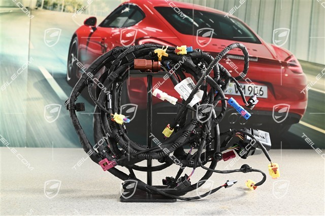 Wiring harness front bumper, Extended and crash-active pedestrian protection, RHD