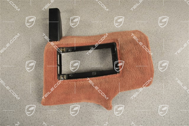Sicherungskasten Verkleidung, Teppich, Boxsterrot