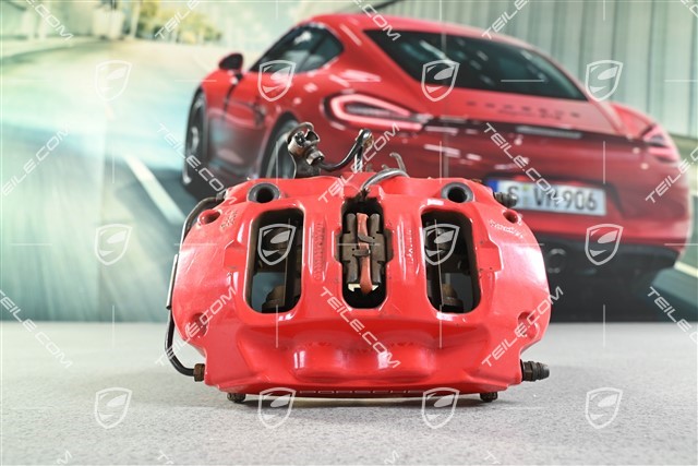 Red fixed caliper, rear axle, R
