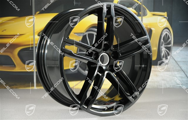 19" Felga, Turbo/Sport Design, 9J x 19 ET21, czarny wysoki połysk