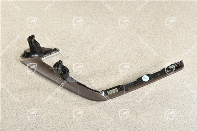 Zuziehgriff, Leder, Espresso, L