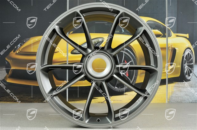 20" Felge GT3RS, 9,5J x 20 ET50, Platinum-Seidenmatt