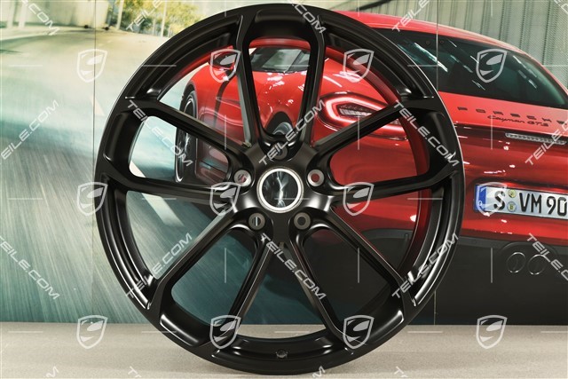 22" GT Design Felge 10,5J x 22 ET49, Schwarz Seidenmatt