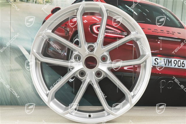 20" Felga GT4, 11J x 20 ET50, brilliant silver