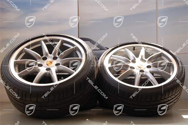 19" Komplet kół letnich Carrera Sport, 8,5J x 19 ET55 + 10J x 19 ET42 + opony